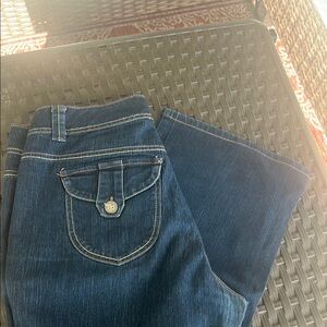 Women's Dark Blue Jeans